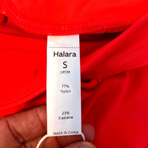 Halara Jogger Pants Neon Coral Athletic Activewear Size Small Petite NWT - Picture 5 of 9